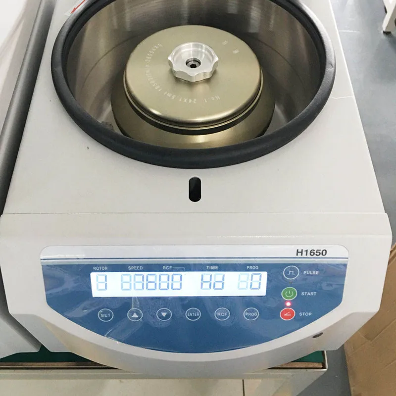 Tabletop Larger Capacity High Speed Lab PCR Centrifuge Machine Angle Rotor Cenreifuga H1650