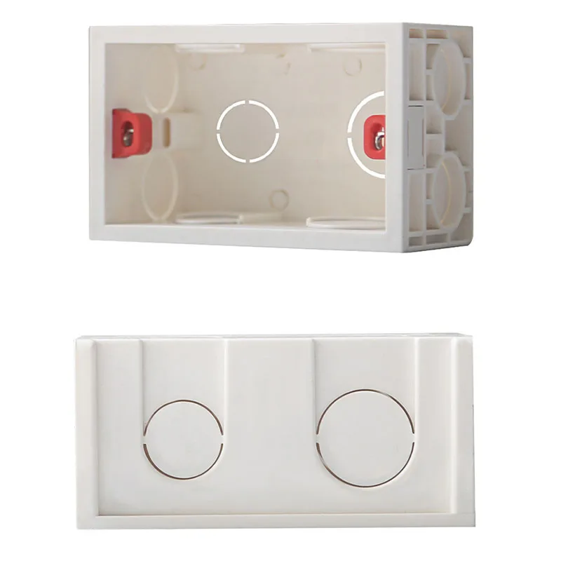 Wall Socket electrical power socket electrical sockets Built-in Mounting Box Suitable for 118mm*72mm Standard