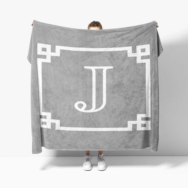 Home decoration Letter wreath plush Sofa blanket anime Bedspread on the bed anime fluffy soft blankets thick blanket for winter