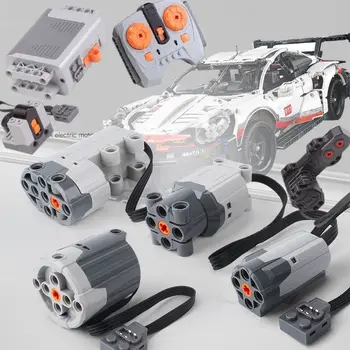 RC Electronic building block power accessories micro-motor functions refit  scientific creative DIY Car Truck bricks kids toy 1