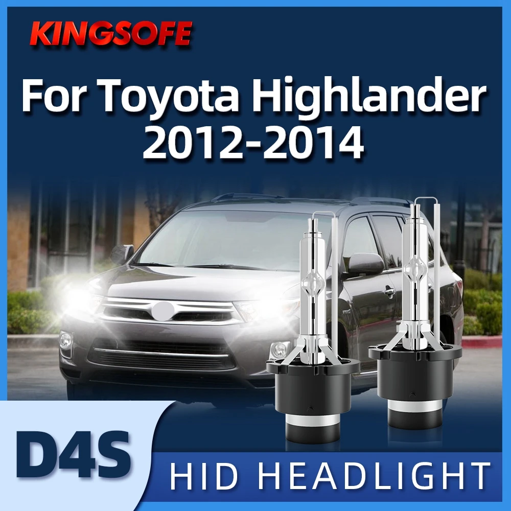 Roadsun 2PCS Car Light Xenon D4S 6000K 35W Xenon Headlight Bulb For Highlander Toyota 2012 2013 2014