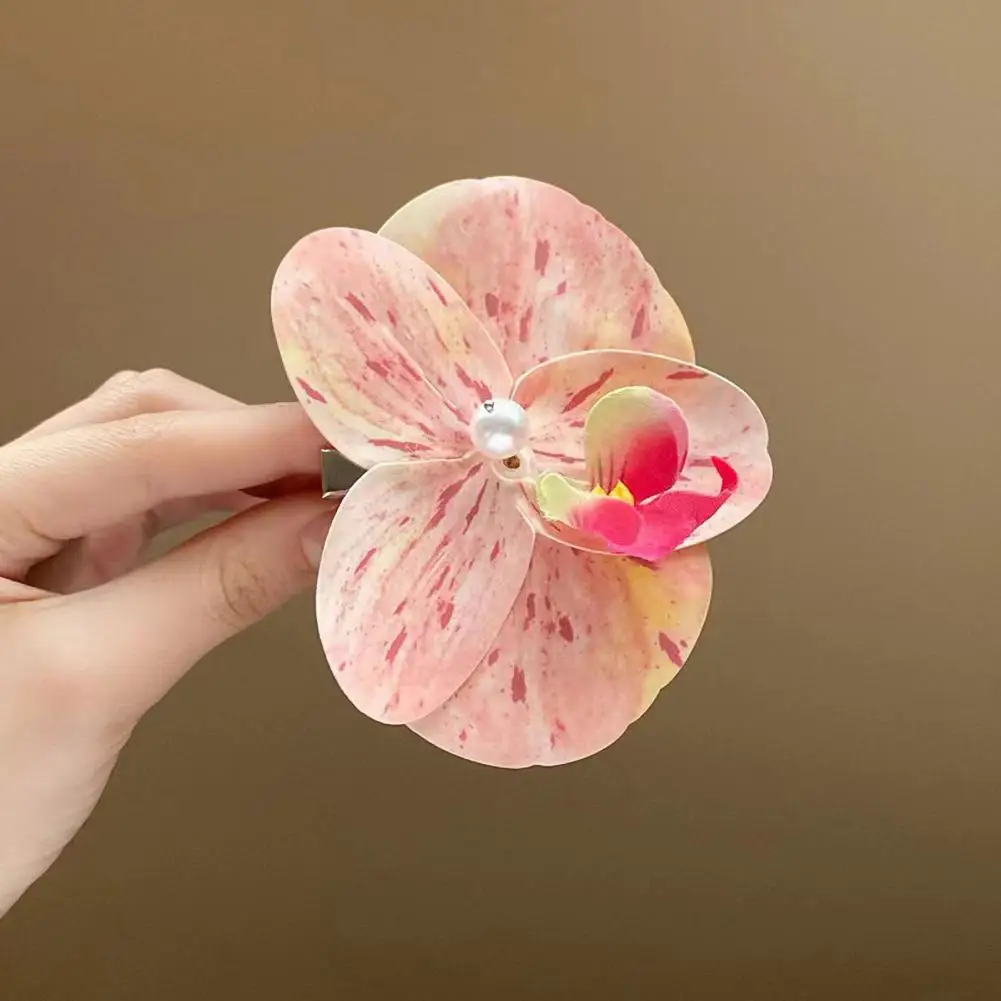 

Hair Pin Stylish Hair Pin Elegant Peony Flower Hair Clip for Girls Decorative Side Bang Hairpin with Strong Grip Stylish