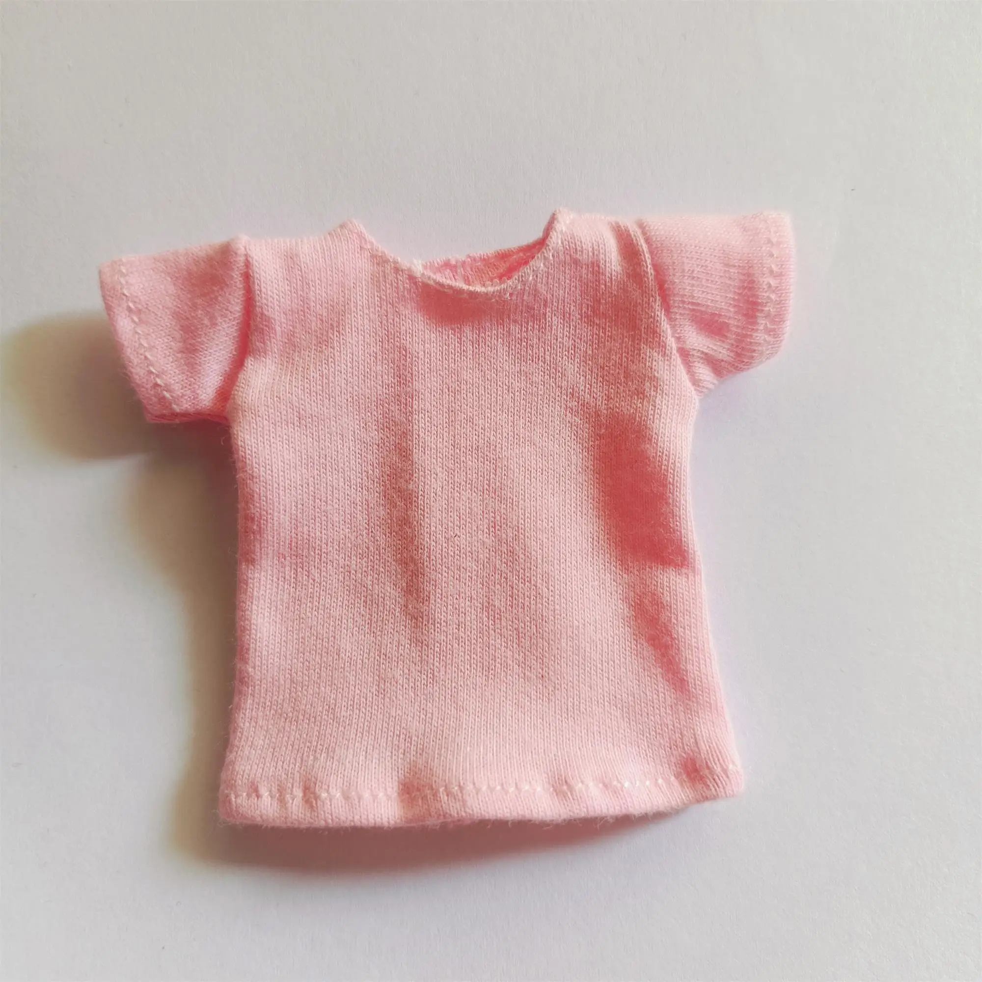 Handgefertigtes süßes Base Shirt T-Shirt für 1/6 Blyth Momoko Obistu Licca Ob24 FR Puppen 100 % brandneues Puppenzubehör – Detail 5