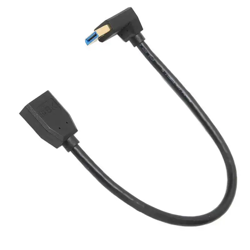 Displayport Male To Displayport Female 4K At 144HZ 90 Elbow Displayport 1.4 CableLid for Computer