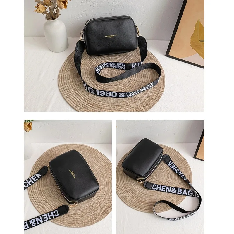 Women's shoulder bag crossbody bag ladies handbag Small Spring And Summer Square Contrasting Letters Single Shoulder