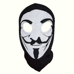 Handmade Cotton Fabric Halloween Cosplay Balaclava Hood - Other (Black)