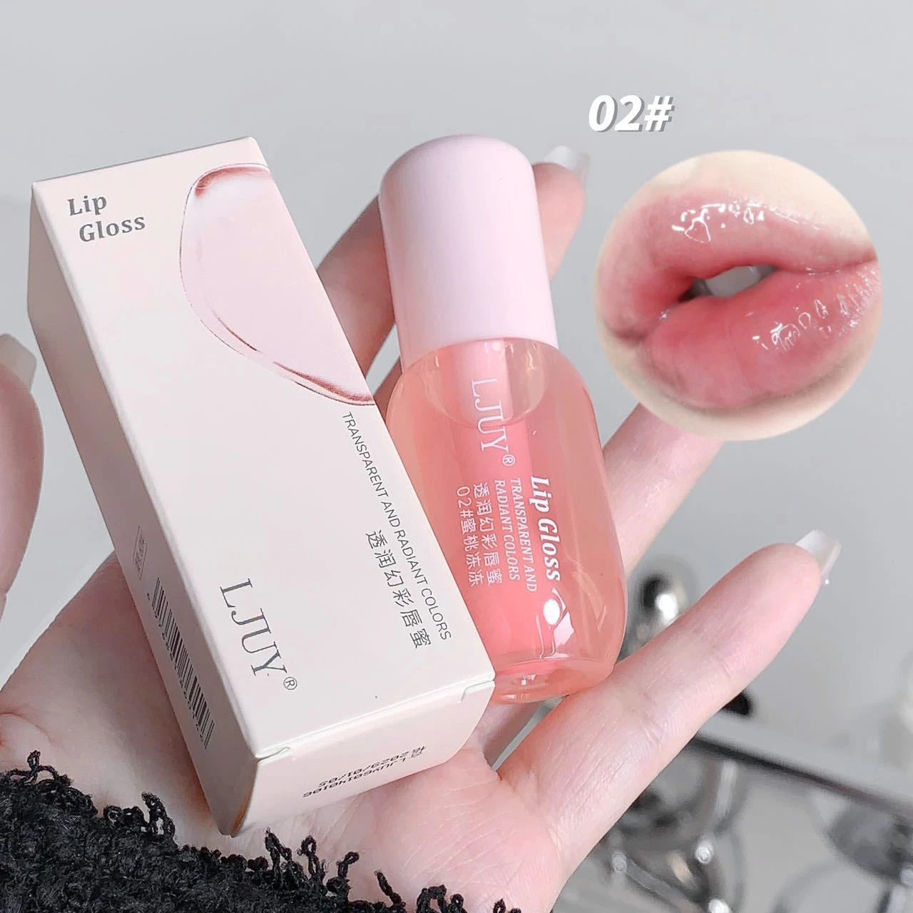 Lip Oil Crystal Jelly Lip Oil Hydrating Plumping Lips Coat for Lipstick Lipgloss Tinted Clear Lip Plumper Serum Lips Care Fruit Balm