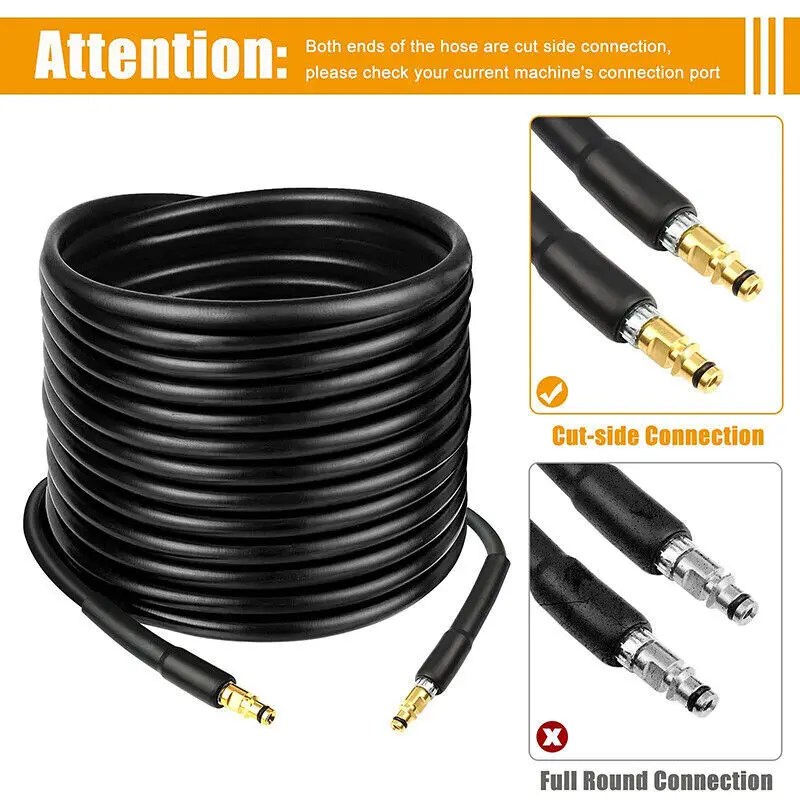 Extension Hose Pipes For Karcher K2 K3 K4 K5 K7 Series High-Pressure Washer Cleaning Water Pipe 10M/15M