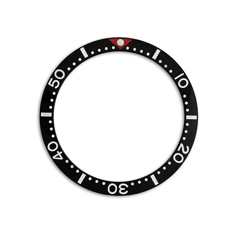 38mm * 31,5mm Flache Mode Keramik Uhr Lünette Einsatz Fit für SKX007 SKX009 SRPD Uhr Fällen NH35 NH36 Bewegung Uhr Teile – Detail 6
