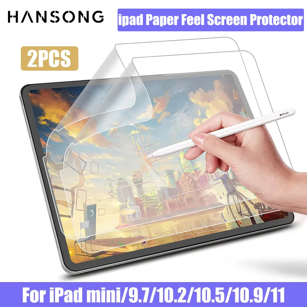 2Pcs iPad Paper Feel Screen Protector for Apple iPad Air11 13 M3