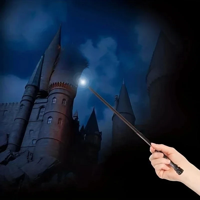 Anime Cosplay Props Magic Wand Glowing & Sounding Toys Plastic Wizarding Stick Toy Stage Cosplay Props Group Activity Souvenirs Festival Gifts TMZ