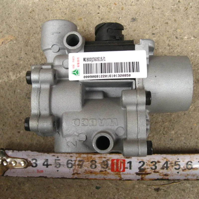 WG9000360515 ABS 솔레노이드 밸브, CNHTC SINOTRUK HOWO T5G T7H HAIXI Homan H3 트럭 부품에 사용