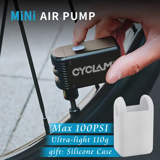 CYCLAMI Mini Plus Portable E-Pump for Bicycle Cordless Air