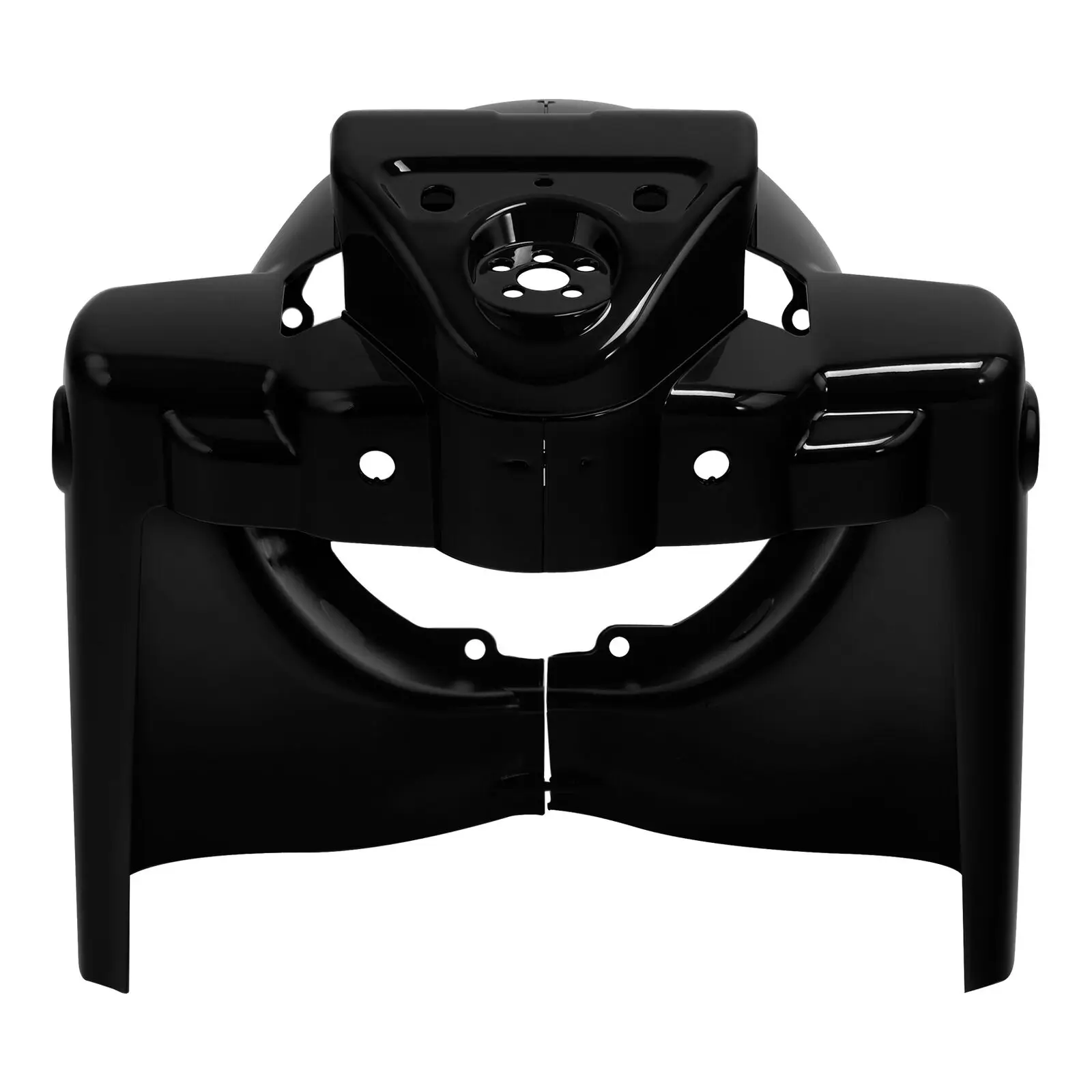 オートバイ 7 ''ラウンドヘッドライトナセルカバーハーレーロード