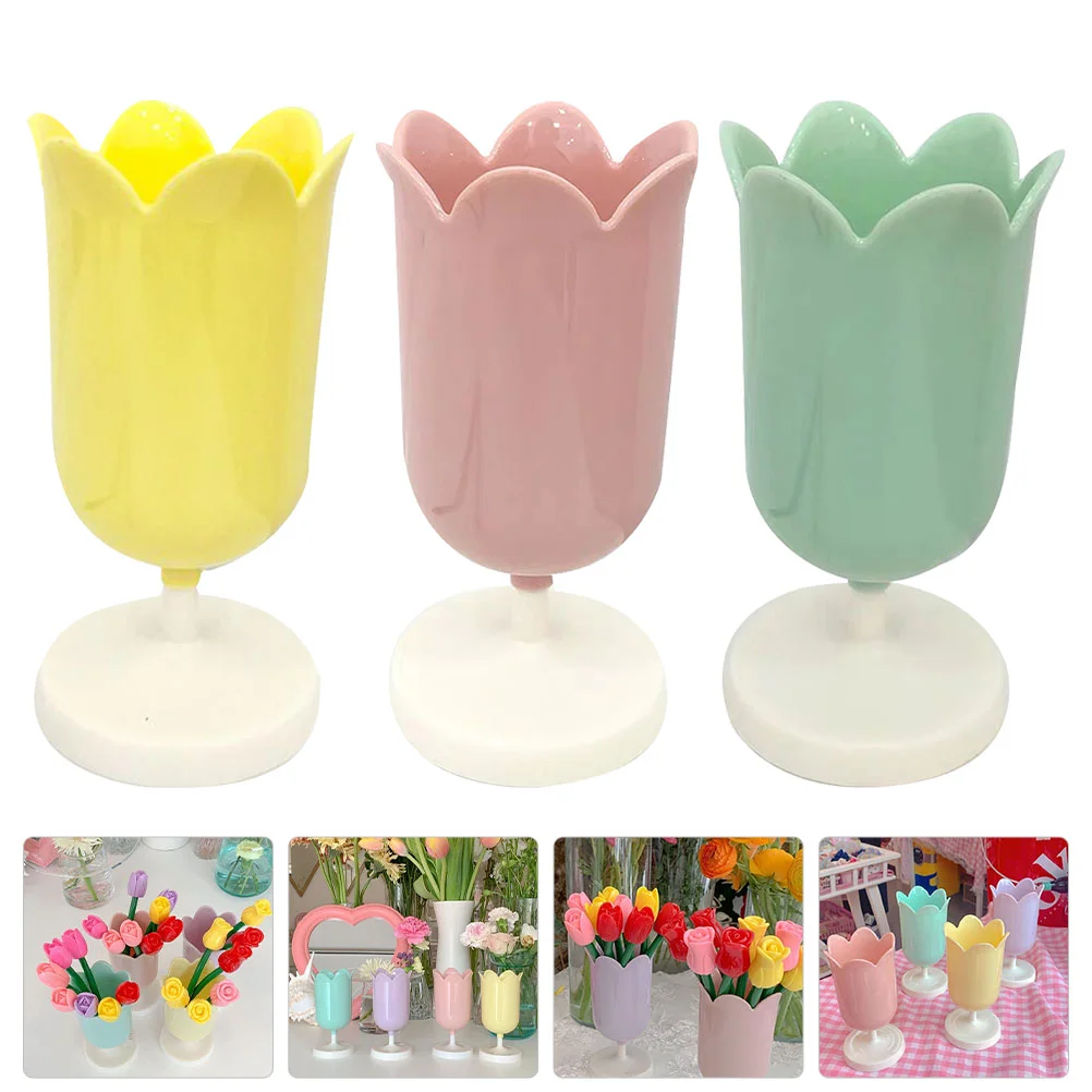 

Ведерко для хранения настольных ручек, косметический контейнер, пластиковый горшок для кистей, цветочный реквизит для фотографий, декоративный держатель