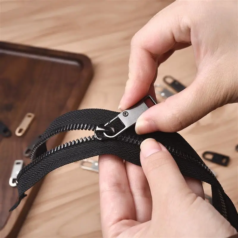 Fashion Zipper Slider Puller Instant Zipper Repair Kit Replacement For Broken Buckle Travel Bag Suitcase Head