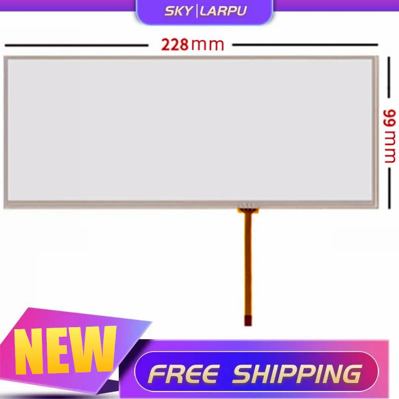 

New 8.8''inch 4 Wire Resistive Touch Screen for BMW x1 523 Car GPS Handwriting Touchscreen Panel Glass 228mm*99mm Free Shipping