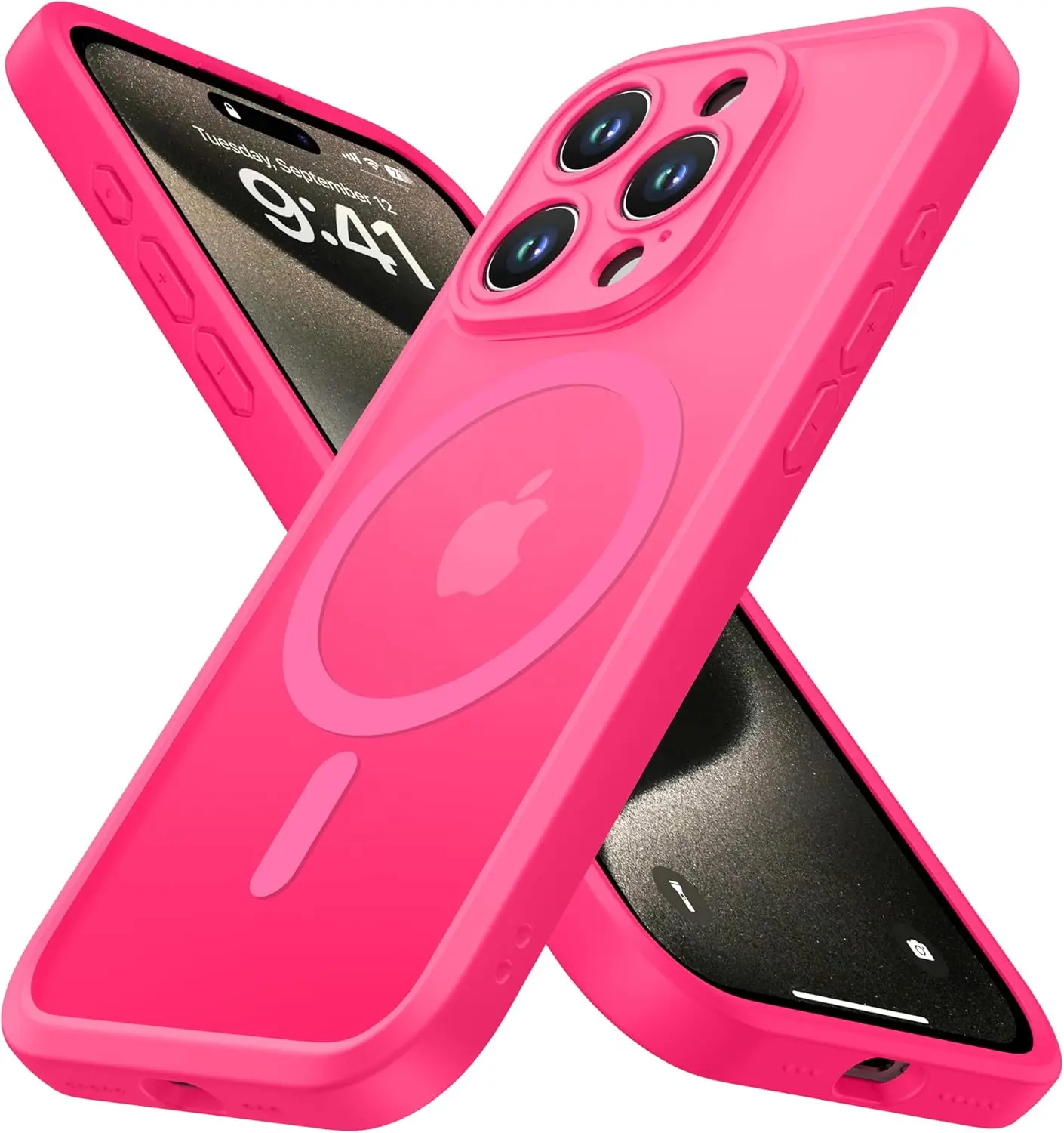 Matte Transparent Magnetic Luxury Frosted Phone Case