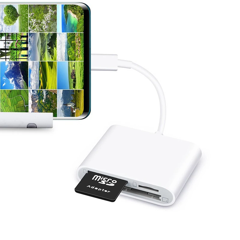 USB2.0 CF Card Reader CCD Digital Camera Compact Flash Memory Card Viewer Writer Data Transfer Adapter Extend USB Memory Dongle - Image 3
