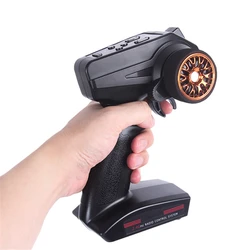 Télécommande à 4 canaux 2.4g Type pistolet à batterie au Lithium, Version télécommande pour modèle de char de voiture RBR/C RC 