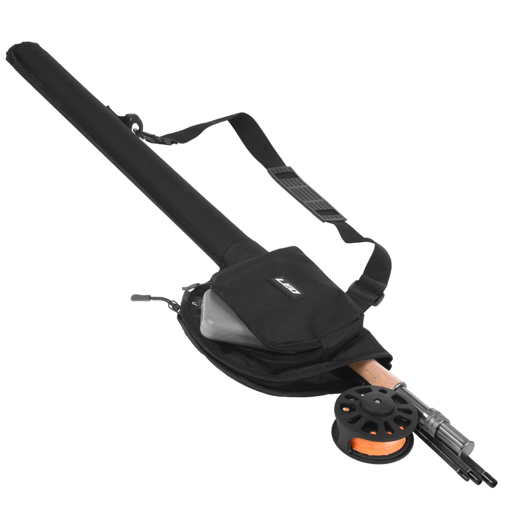 Canvas Fishing Rod Bag Portable Fishing Rod Reel Storage Tubes Cases Fly Bag