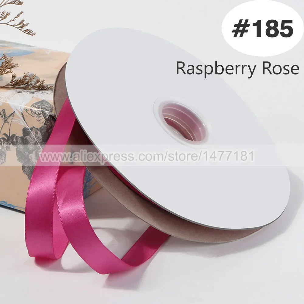 Luxurious Pink Double Face Satin Ribbon - 100% Polyester Silky Tape