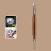 Double Head Nail Art Brush Spatula Poly Nail Gel Pen Manicure Tip Extension Acrylic Builder Accessory Rod Tool 6