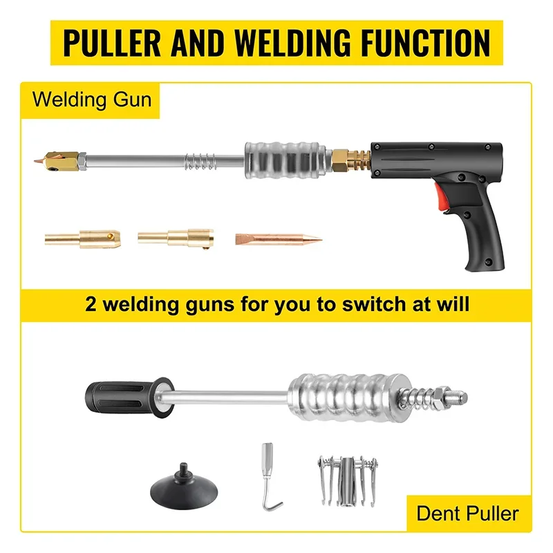 JH GYS2700 3500A Dent Drawing Machine Spot Welder 2KW Spot Puller Bonnet Dent Re