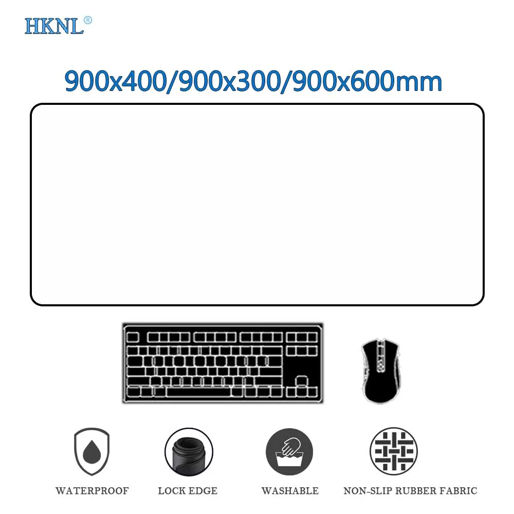 Sublimation Mouse Pad White Blanks Desk Mat Rubber Base Mouse Mat Xxl