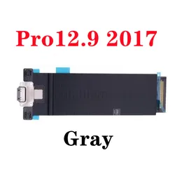 Premium Charging Port Flex Cable Replacement for iPad Pro - USB Dock Connector Parts (12.9  2017 black)