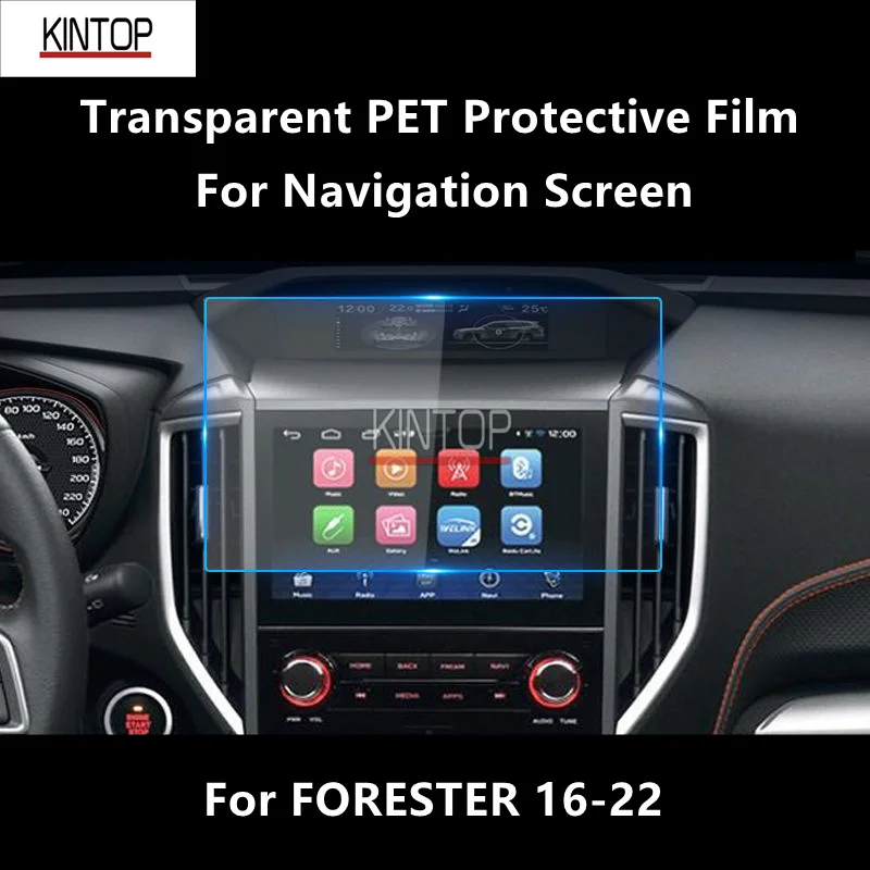 

For SUBARU FORESTER 16-22 Navigation Screen Transparent PET Protective Film Anti-scratch Accessories Refit