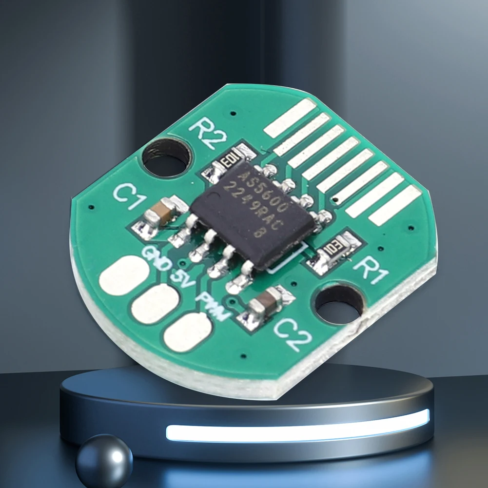 【Direct-sales】 AS5600 Magnetic Rotary Encoder PWM I2C Interface Magnetic Position Sensor Encoder with 3-pin Wire for Brushless Gimbal Motor.