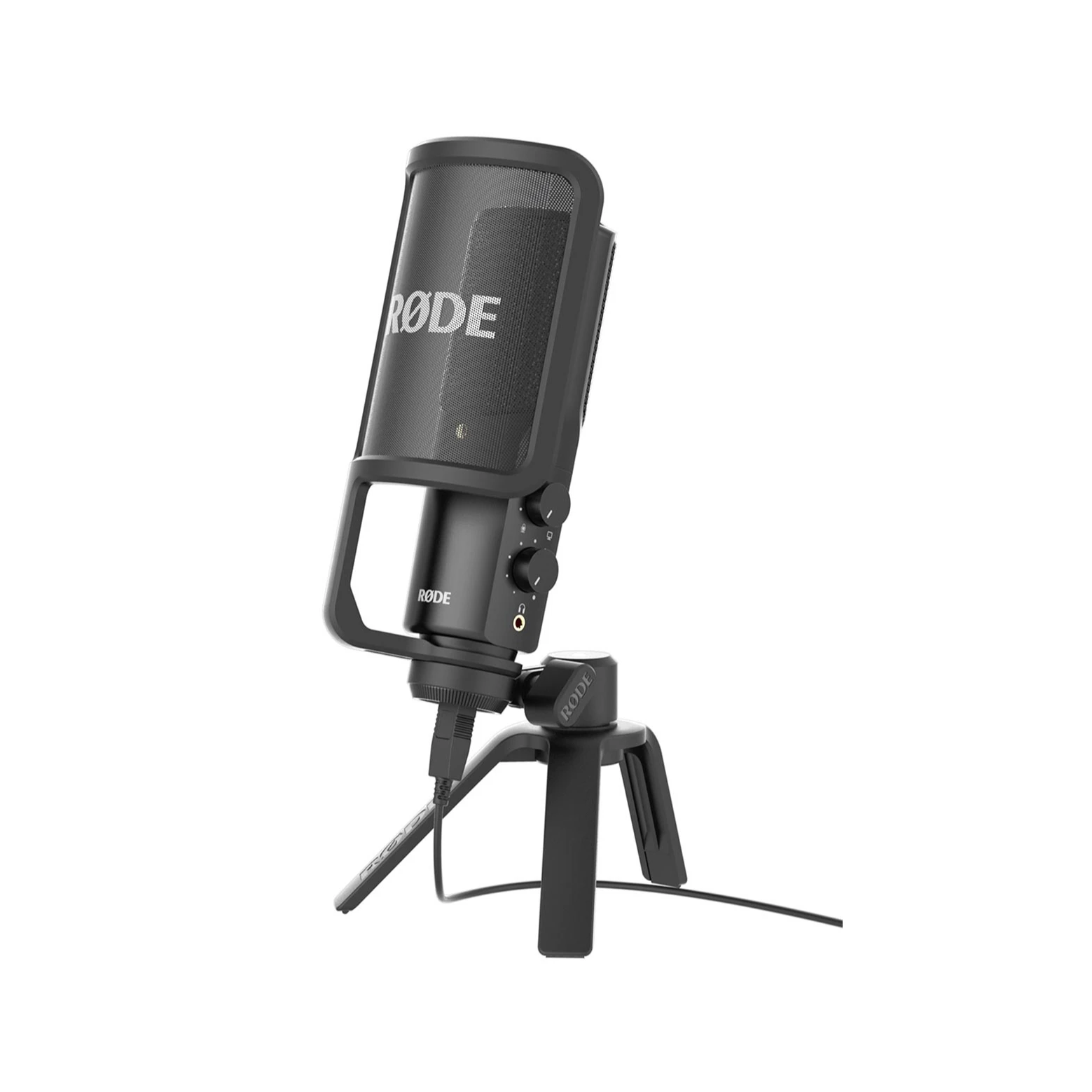 Rode NT-USB 고품질 스튜디오 마이크 편의를 USB 저잡음 팝 필터 및 테이블 스탠드