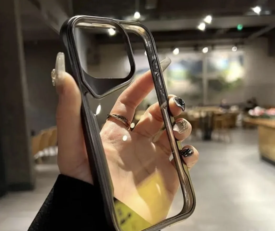 Unregelmäßiges, minimal plattiertes 15 Promax-Telefon iPhone 14 Transparent 13/12 Anti Drop 11 Hard Case X_voghion.com