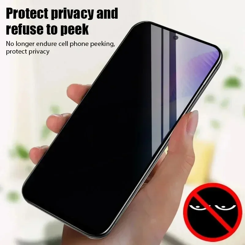 Anti Spy Screen Protector For Xiaomi Poco X6 Pro 5G M6 X3 C75 C65 M5S M5 F3 F4 M4 M3 X5 X4 GT M2 F2 C40 Privacy Tempered Glass – Detail 3