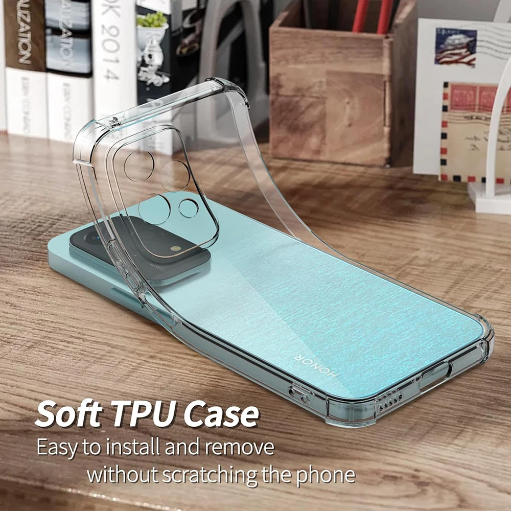 Shockproof Silicone Clear Ultra Thin Protective Case - Transparent Shell