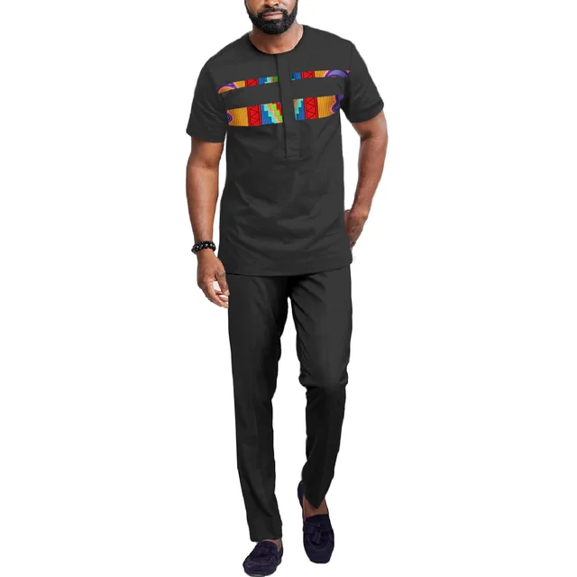 Bayo Dashiki Short Sleeve Shirt and Pant