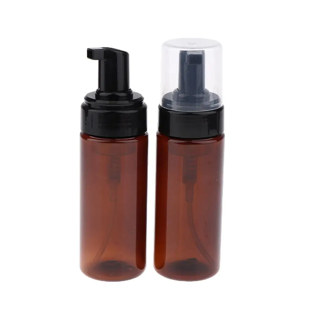 2-4pack 2pcs Foaming Soap Dispenser Pump Bottle Makeup Cosmetic Bottles 150ml