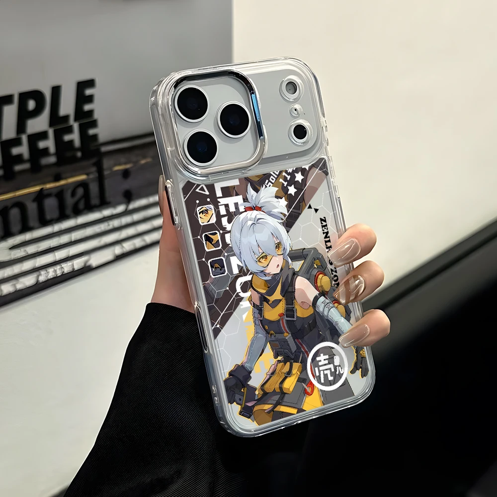 Luxury Transparent Phone Case - Zenless Zone Zero Anby Nicole Design