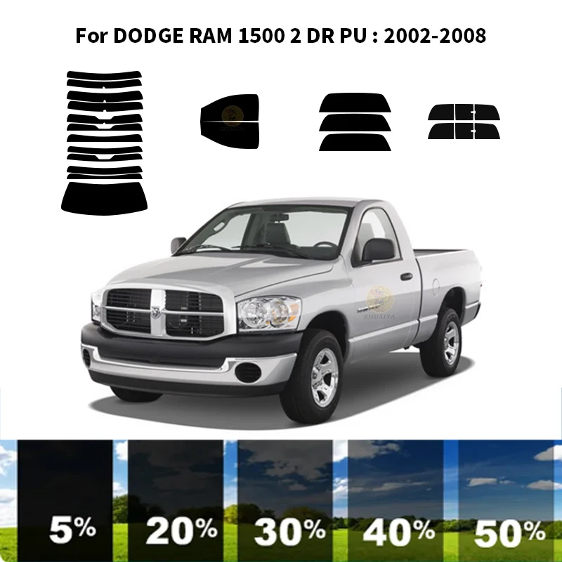 

Нанокерамическая Автомобильная УФ-пленка Precut для окон, автомобильная пленка для окон DODGE RAM 1500 2 DR ПУ 2002-2008