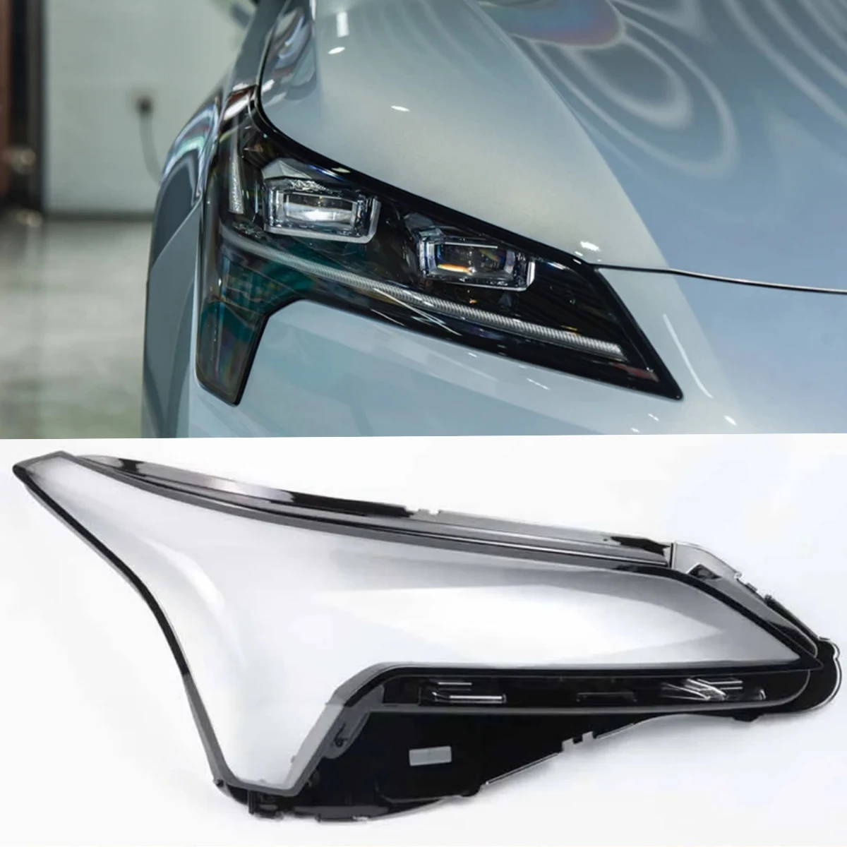 

For Gac Aion S Plus Headlamp Cover Transparent Shade Lamp Headlight Shell Lens Plexiglass Auto Replacement Parts 2021 2022