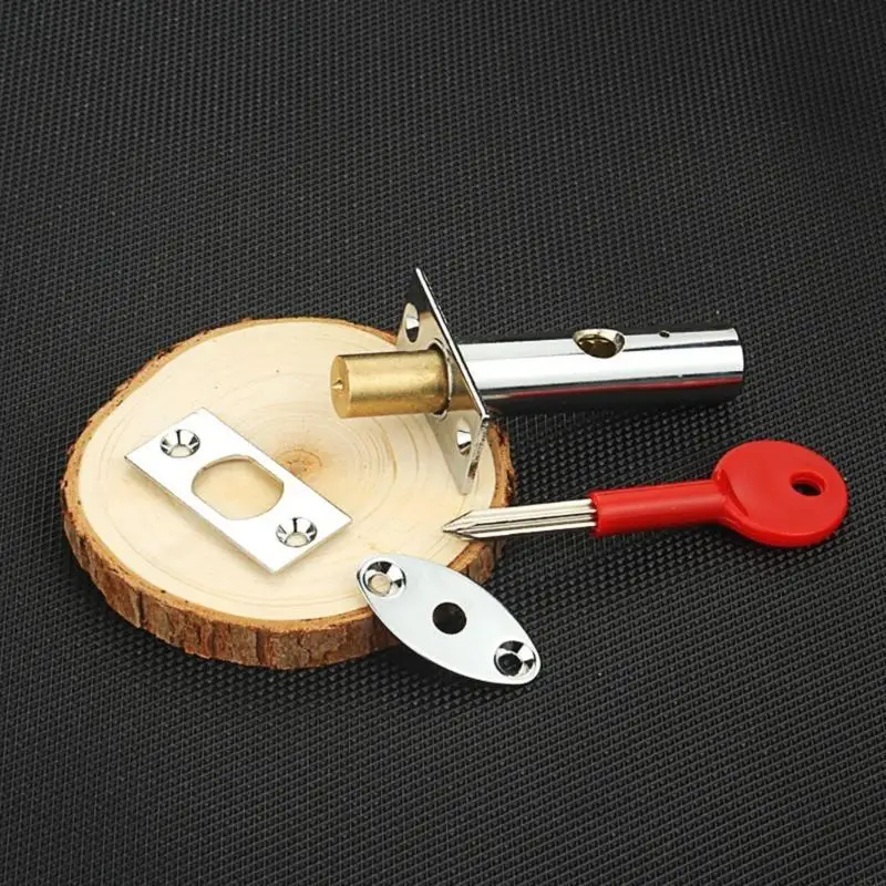 2Pcs AntiTheft Door Security Rack Bolts Cores Hardware Pipe Tube Well Lock 95AA
