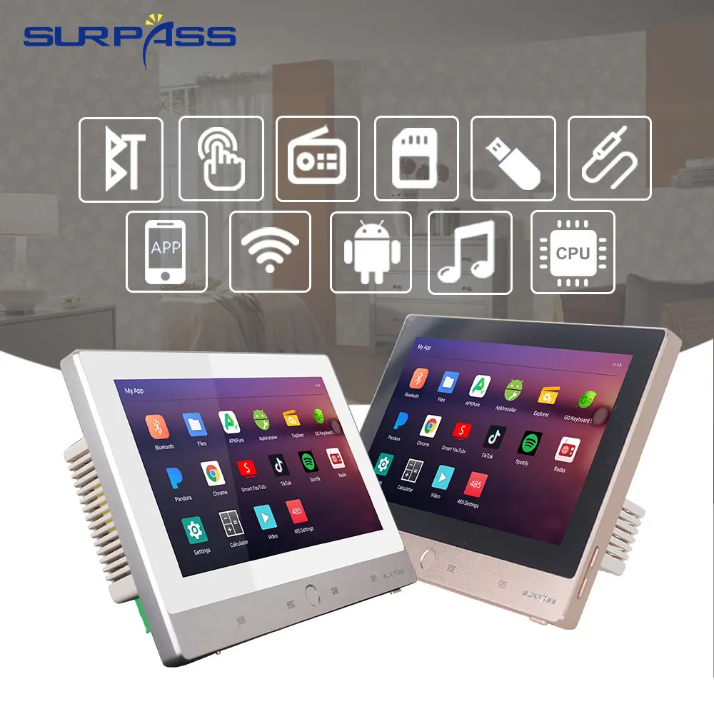 Home Theater Sound System Wifi Wall Amplifier Android 8.1 Bluetooth 8