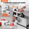 VEVOR Stainless Steel Commercial Meat Grinder, 5 Lbs/Min Capacity Electric Meat Grinders w/ Blade, Grinding Plate, Sausage Maker 2