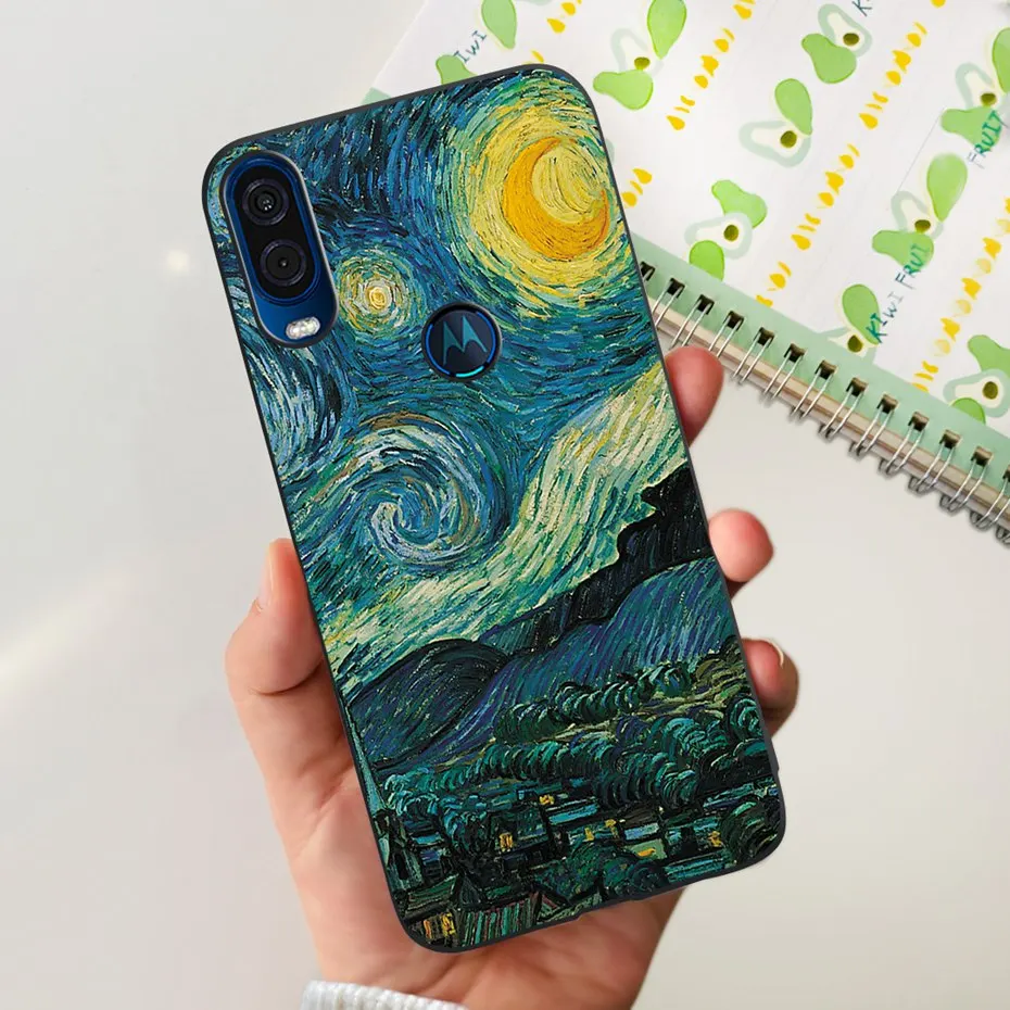 Cute Flower Cat Painted Soft Silicone Phone Case Cover