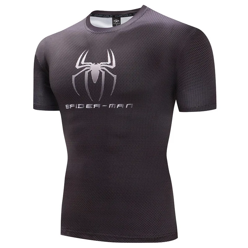 3D Printed Spiderman Men Tshirt Summer Short Sleeve Oversized