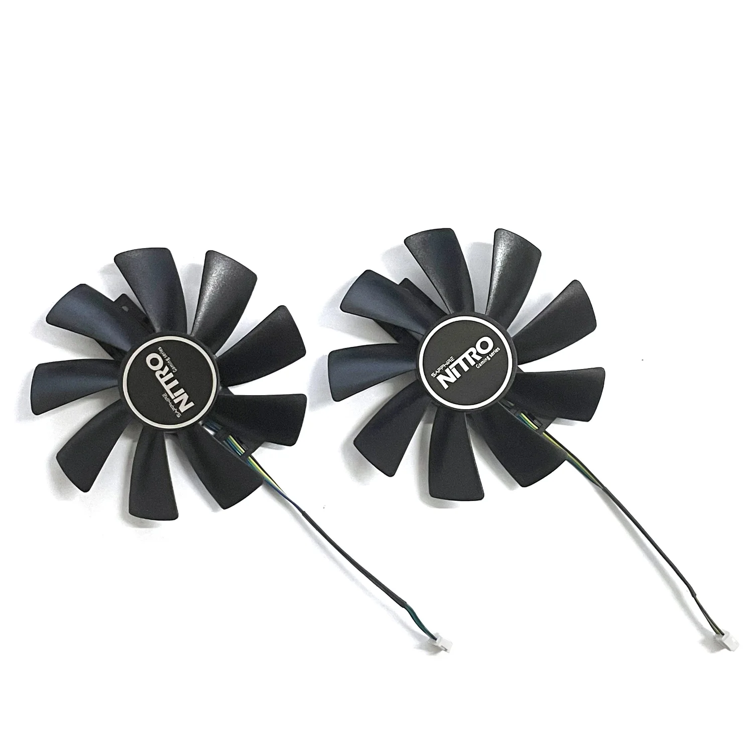2pcs GAA8B2U/GAA8S2U 4pin DC 12V 0.45A R9 380X GPU Cooler for Sapphire R9 380 380X 2G/4G D5 Graphics Card Replacement Fan