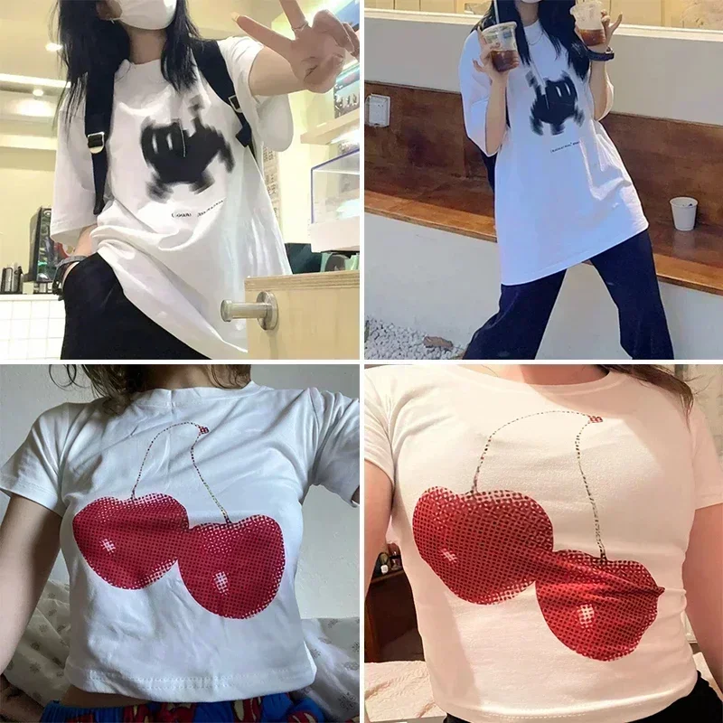 Adventure Time Printed Cartoon Graphic Streetwear Fashion T-Shirts Harajuku Clothes Short Sleeve Summer Tee Casual Female Tops 5