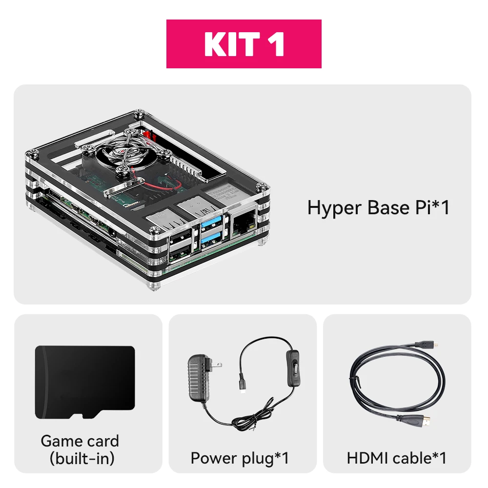 Raspberry Pi 4 Model B with 90000+Retro Games Batocera System Mini PC/Video Game Consoles for PS1/PSP/SEGA/SNES/NES/MAME/NDS/3DO