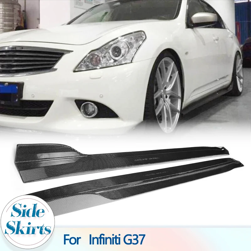 Car Side Skirts For Infiniti G37 Coupe 2Door Base Journey 20092013